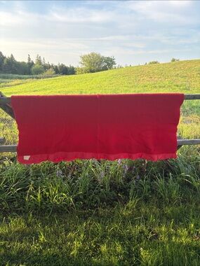 Rare Vintage Kenwood Red Wool blanket